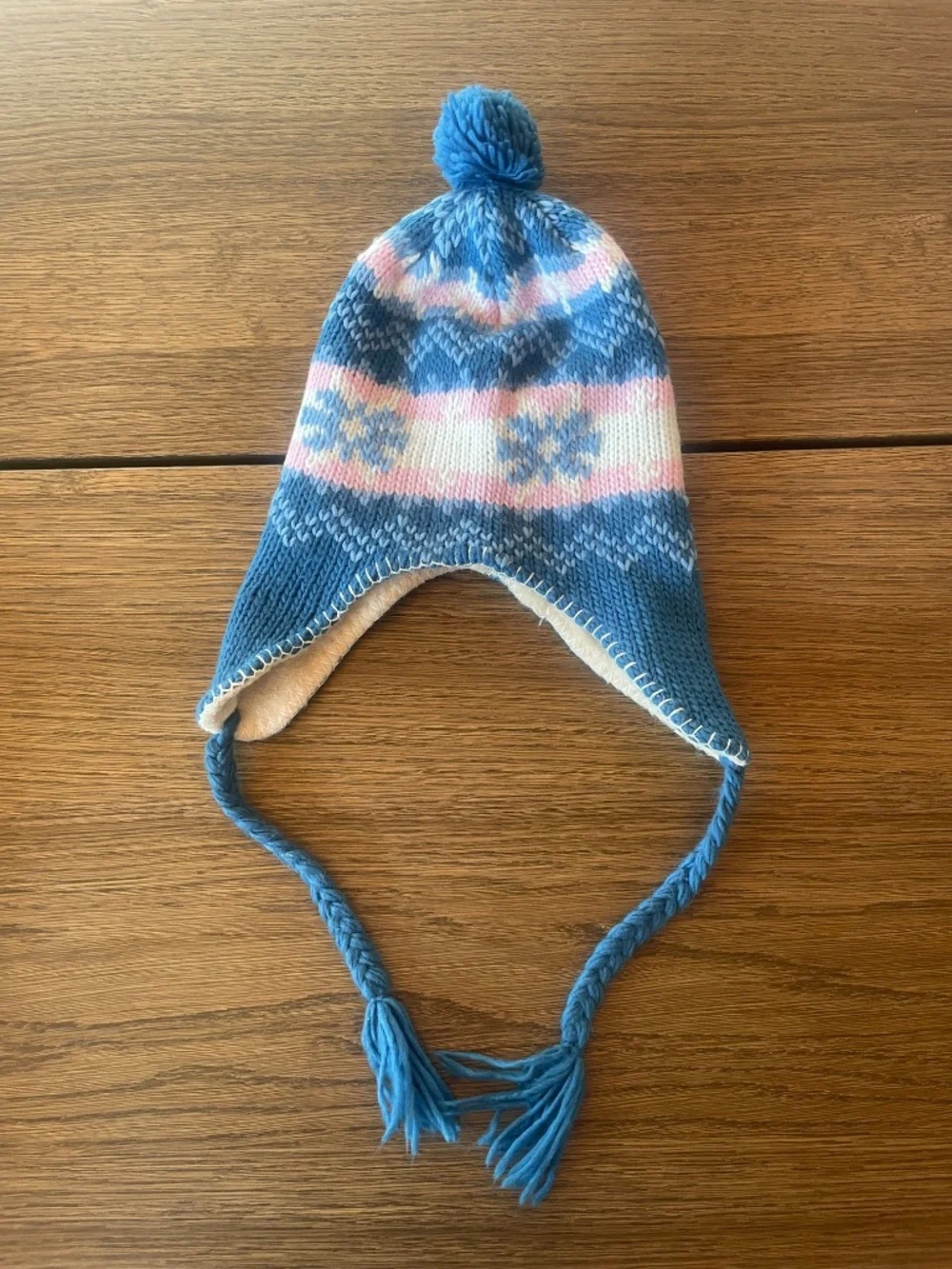 Baby Gap Boys 3T Blue Winter Parka Coat & Knit Hat Bundle